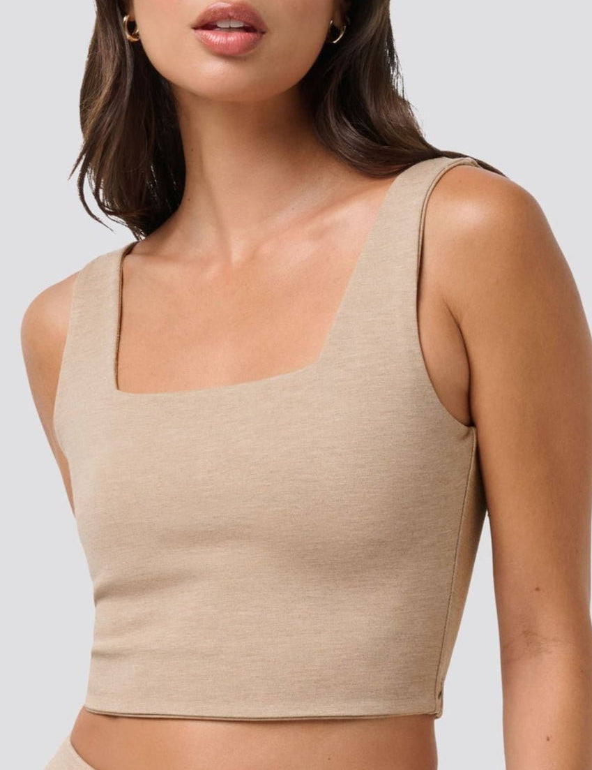 Friday Ponte Square Neck Tank - MTT Collective