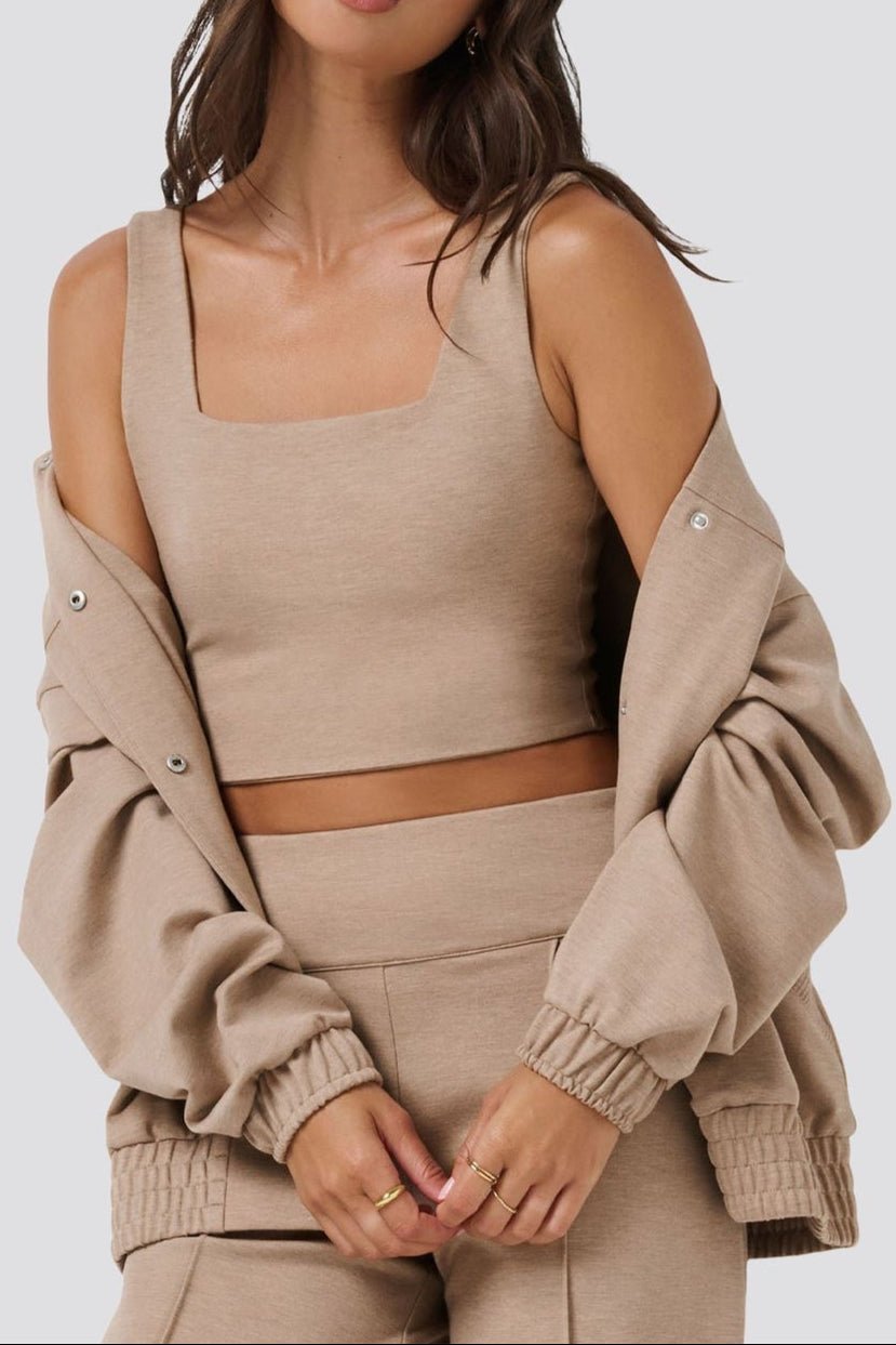 Friday Ponte Square Neck Tank - MTT Collective