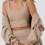 Friday Ponte Square Neck Tank - MTT Collective