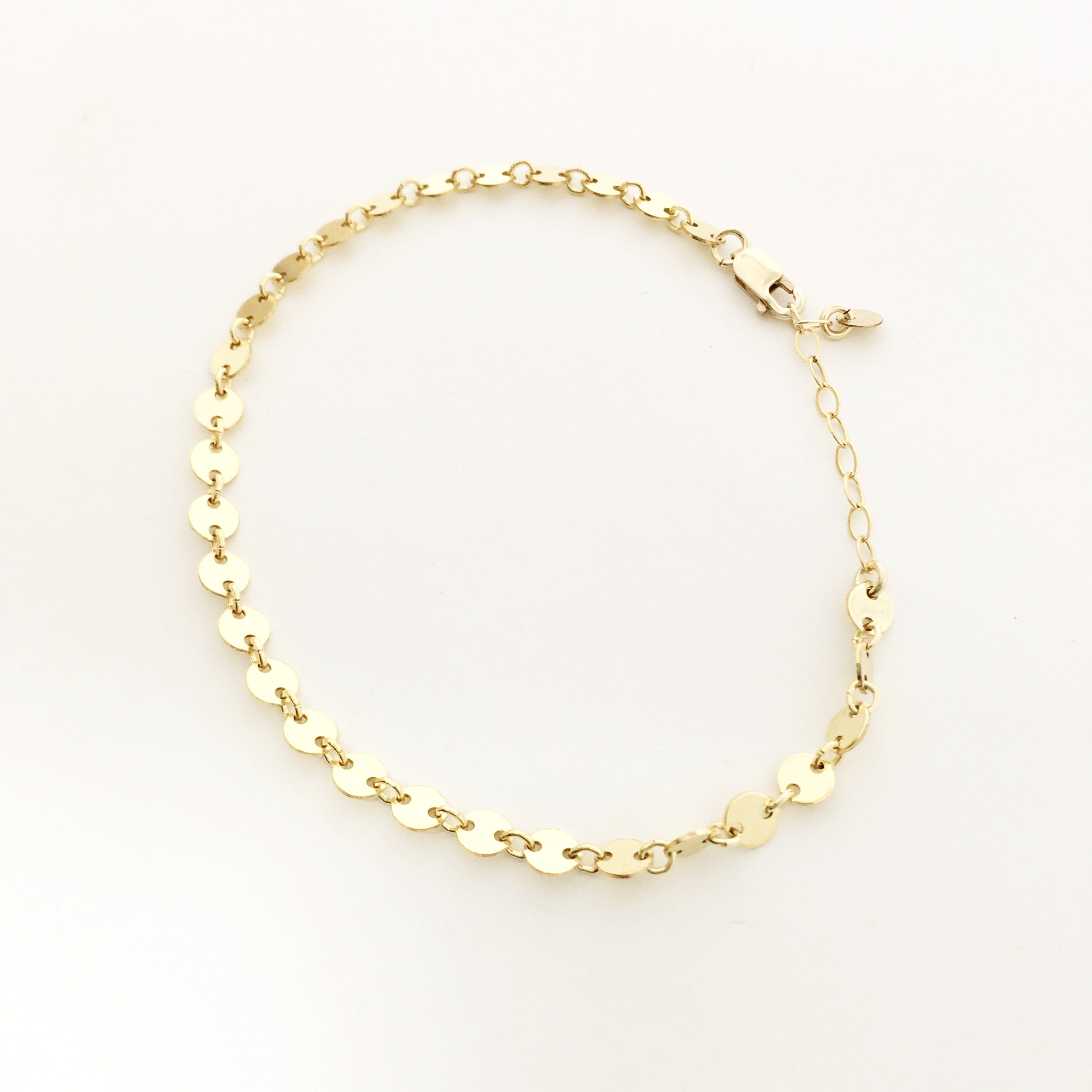 Luna Disc Chain Anklet - MTT Collective