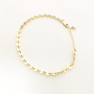 Luna Disc Chain Anklet - MTT Collective