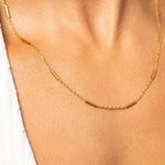 Gabrielle Satellite Bar Chain Necklace - MTT Collective
