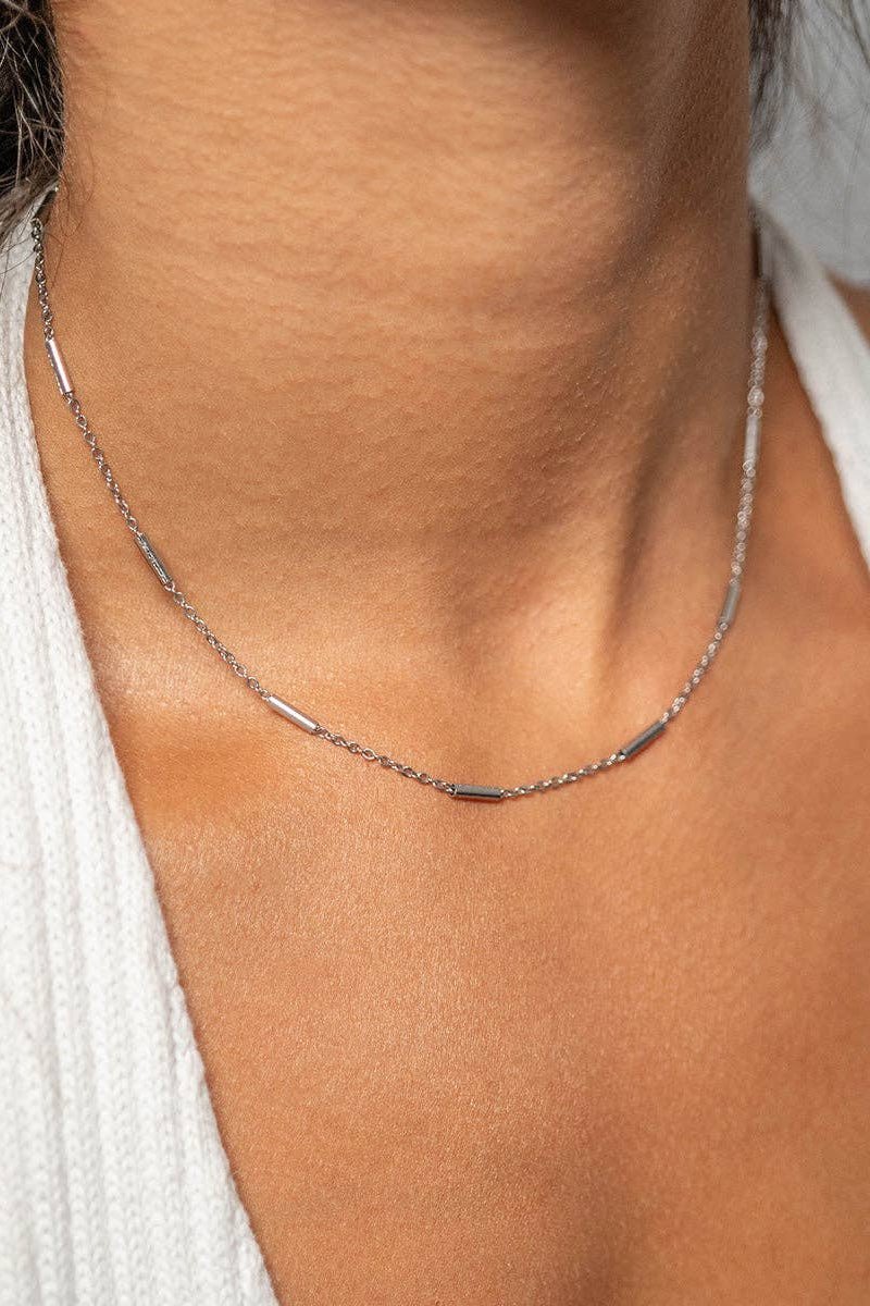 Gabrielle Satellite Bar Chain Necklace - MTT Collective