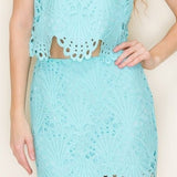 Garden Party Lace Mini Skirt - MTT Collective