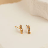 Gem Bar Stud Earrings - MTT Collective