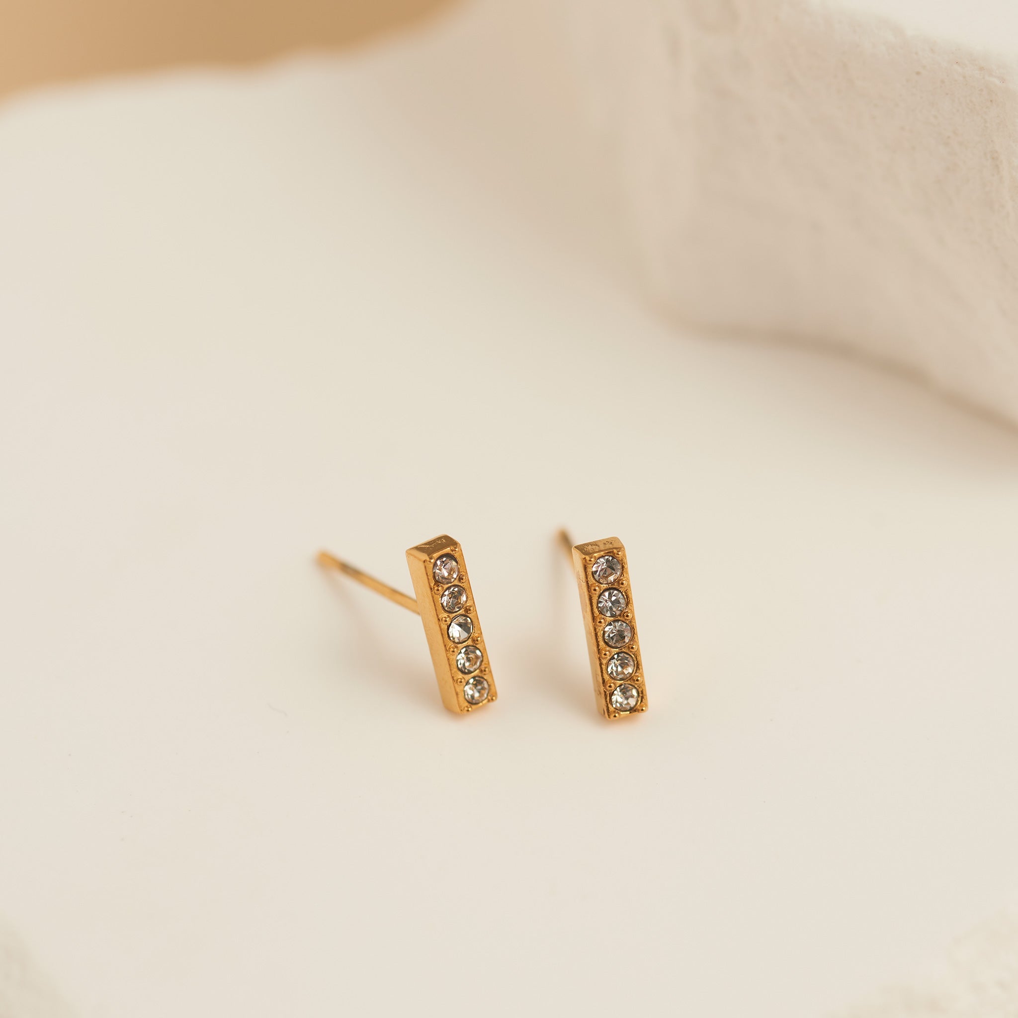 Gem Bar Stud Earrings - MTT Collective