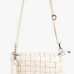 Gia Faux Leather Basket Weave Hand Bag - MTT Collective