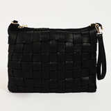Gia Faux Leather Basket Weave Hand Bag - MTT Collective