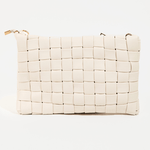 Gia Faux Leather Basket Weave Hand Bag - MTT Collective