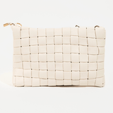 Gia Faux Leather Basket Weave Hand Bag - MTT Collective