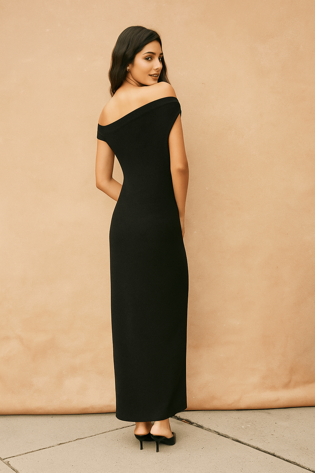 Giselle One - Shoulder Maxi Dress - MTT Collective