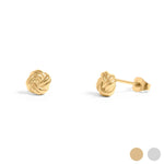 Gloria Knot Stud Earrings - MTT Collective