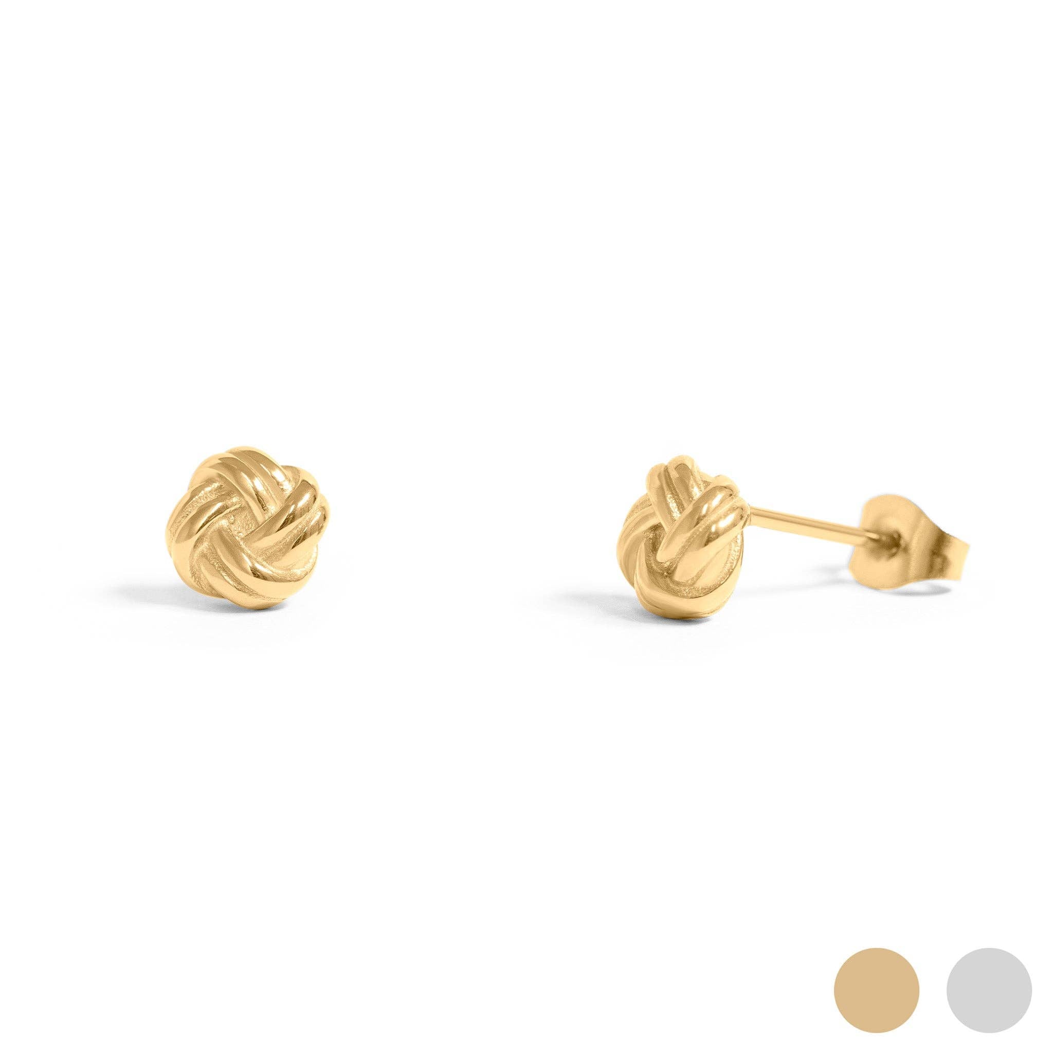 Gloria Knot Stud Earrings - MTT Collective