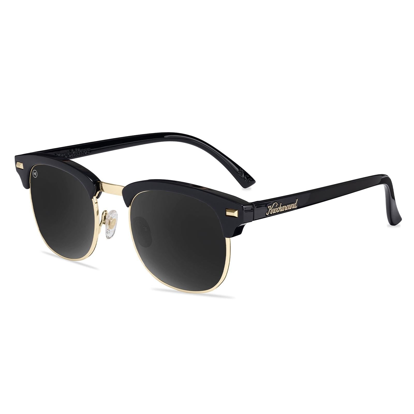 Glossy Black / Gold Brooklines Sunglasses - MTT Collective
