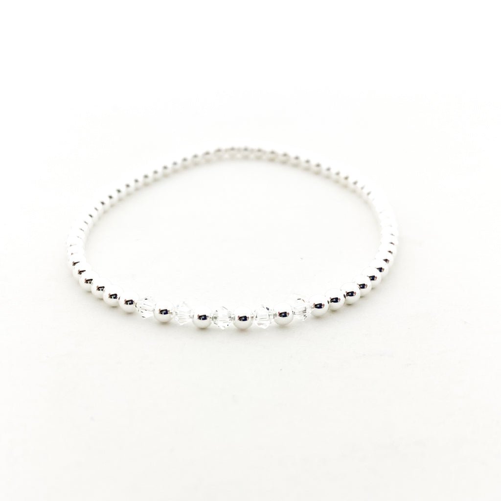 Gracie Beaded Birthstone Accented Kids Bracelet - MTT Collective