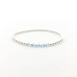 Gracie Beaded Birthstone Accented Kids Bracelet - MTT Collective