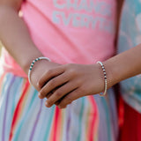 Gracie Beaded Birthstone Accented Kids Bracelet - MTT Collective