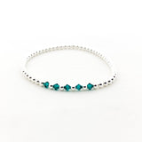 Gracie Beaded Birthstone Accented Kids Bracelet - MTT Collective