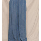 Gwen Wide Leg Denim Pants - MTT Collective