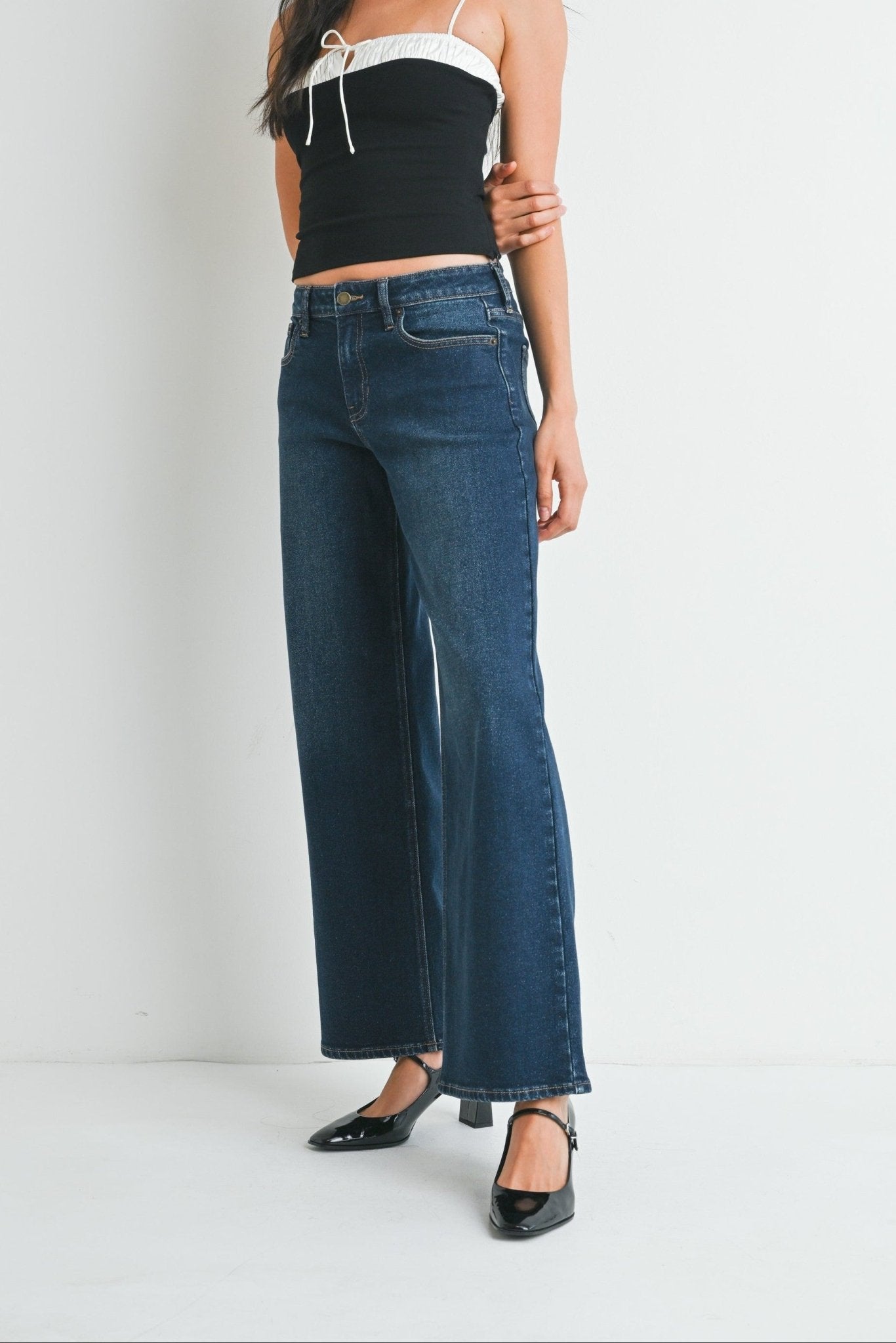 Hailey Low Rise Wide Petite - MTT Collective