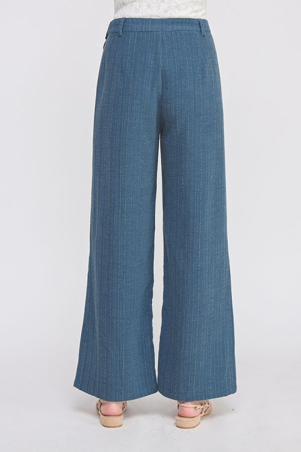 Hallie Denim Wide - Leg Trousers - MTT Collective
