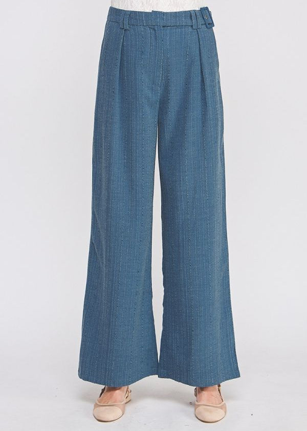 Hallie Denim Wide - Leg Trousers - MTT Collective