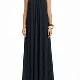 Halter O - Ring Detail Maxi Dress - MTT Collective