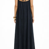 Halter O - Ring Detail Maxi Dress - MTT Collective