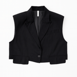 Harlee Cropped Flap Vest - MTT Collective