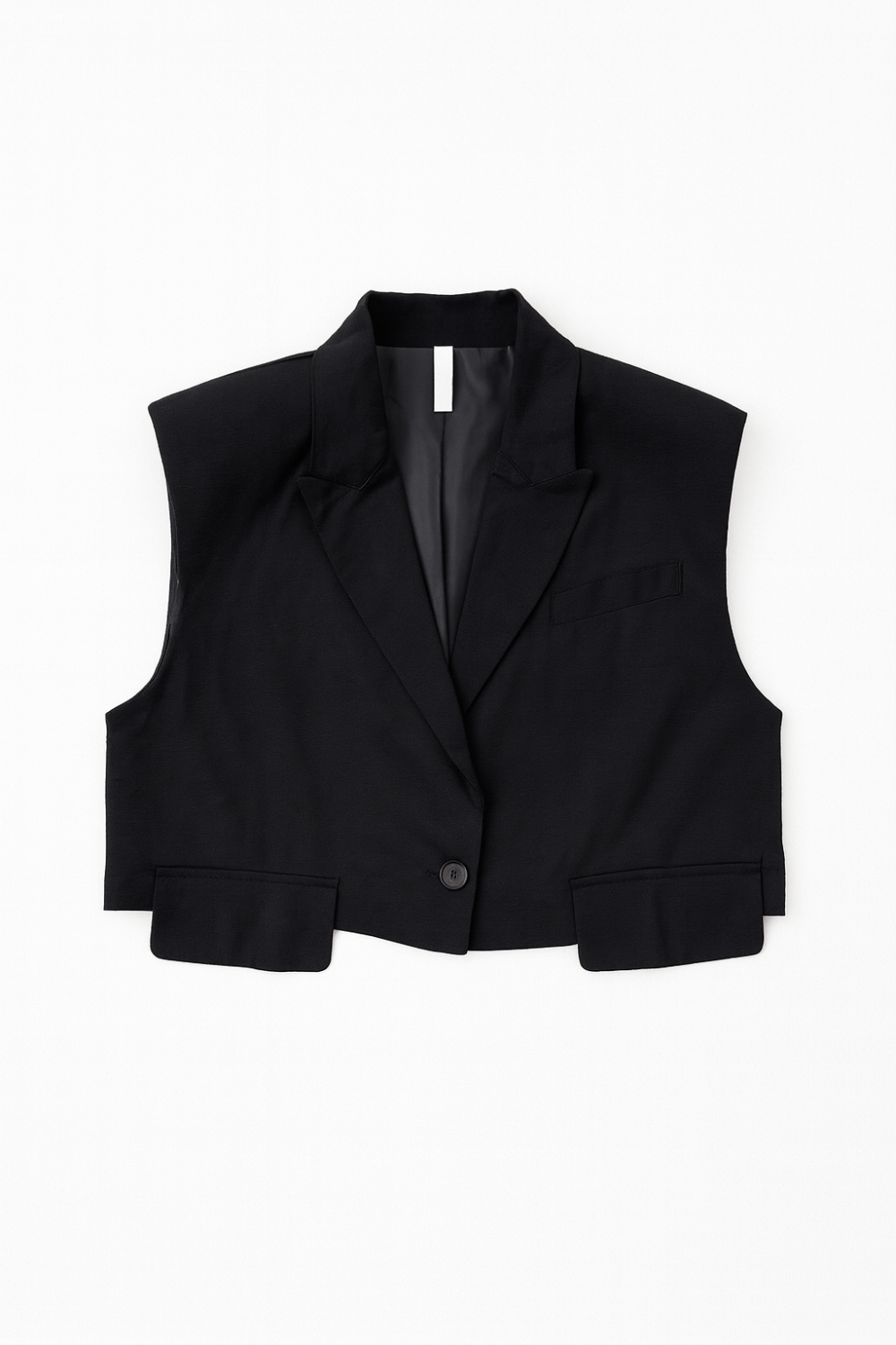 Harlee Cropped Flap Vest - MTT Collective