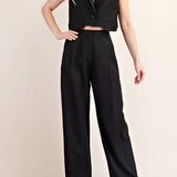 Harlee Cropped Flap Vest - MTT Collective