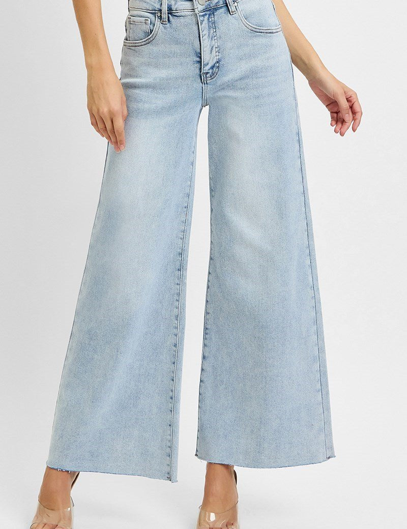 Harper High - Rise Wide - Leg Palazzo Jeans - MTT Collective