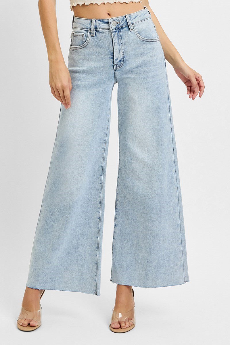 Harper High - Rise Wide - Leg Palazzo Jeans - MTT Collective
