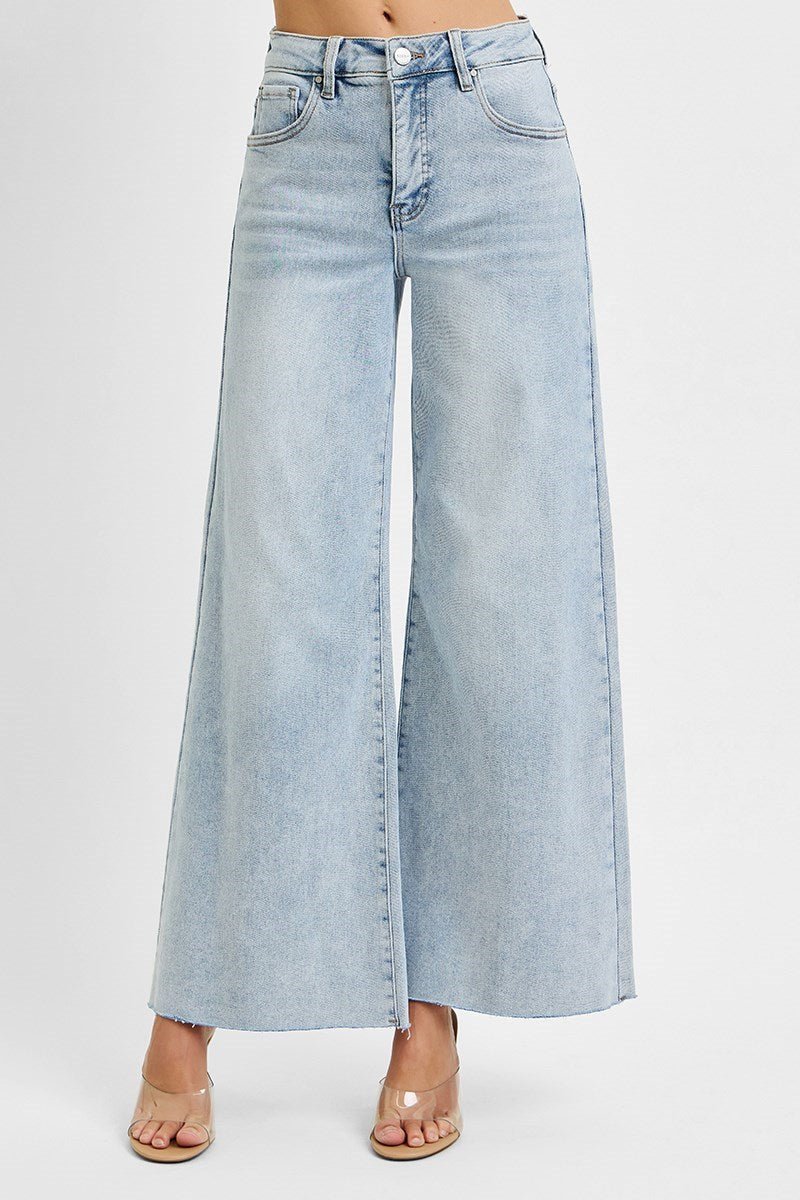 Harper High - Rise Wide - Leg Palazzo Jeans - MTT Collective
