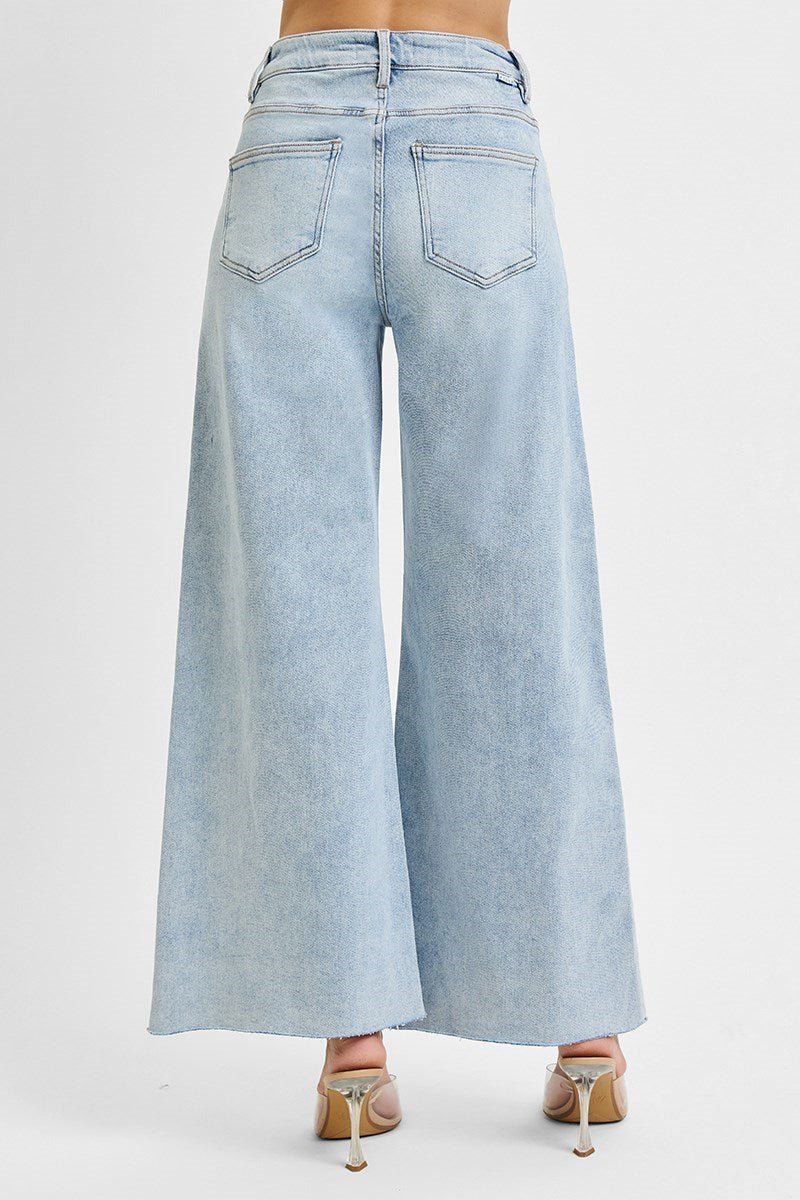 Harper High - Rise Wide - Leg Palazzo Jeans - MTT Collective