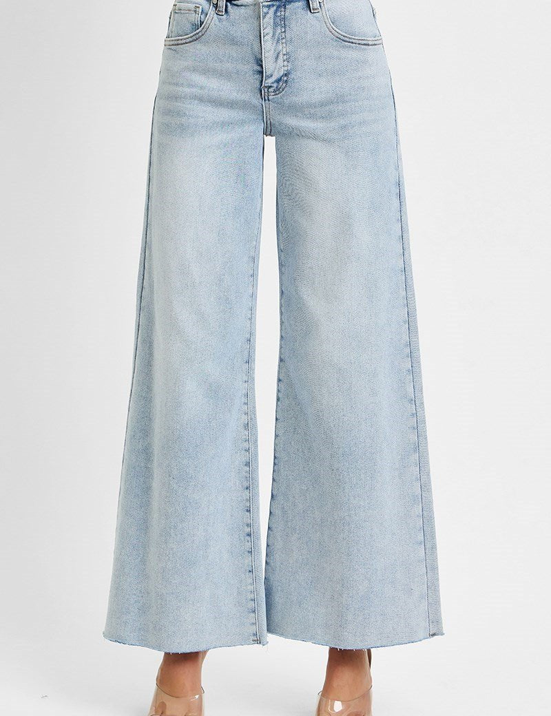 Harper High - Rise Wide - Leg Palazzo Jeans - MTT Collective