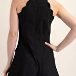 Hattie Scallop Halter Romper - MTT Collective