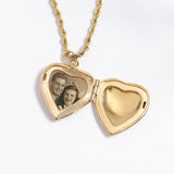 Heart Locket with Rhinestones - MTT Collective