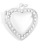 Heart Locket with Rhinestones - MTT Collective