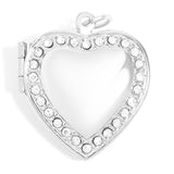 Heart Locket with Rhinestones - MTT Collective