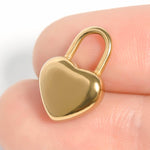 Heart Padlock Charm - MTT Collective