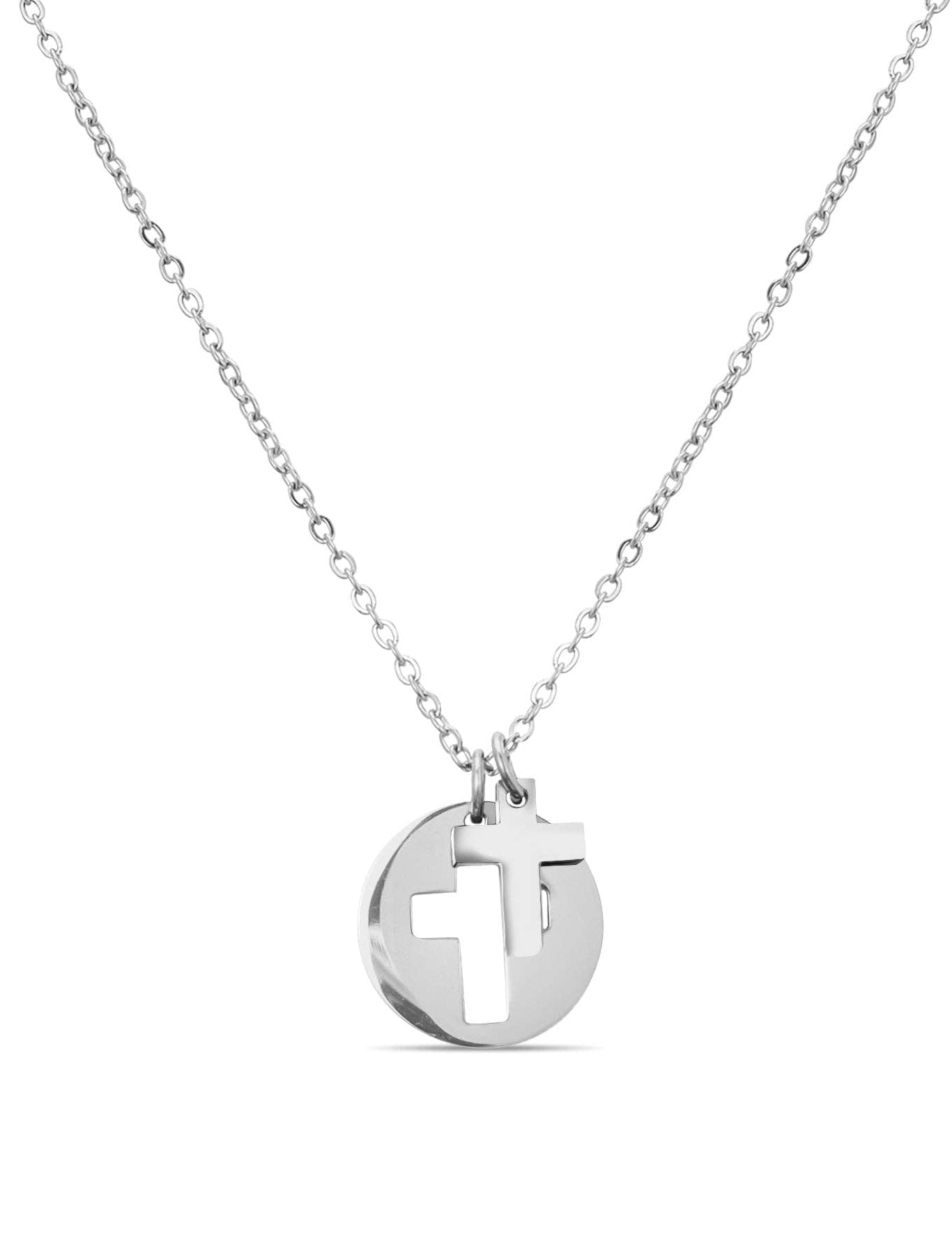 Heidi Cross Cutout Necklace - MTT Collective