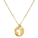 Heidi Cross Cutout Necklace - MTT Collective