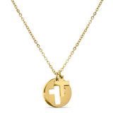 Heidi Cross Cutout Necklace - MTT Collective