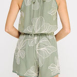 Heidi Floral Embroidered Bubble Halter Top - MTT Collective