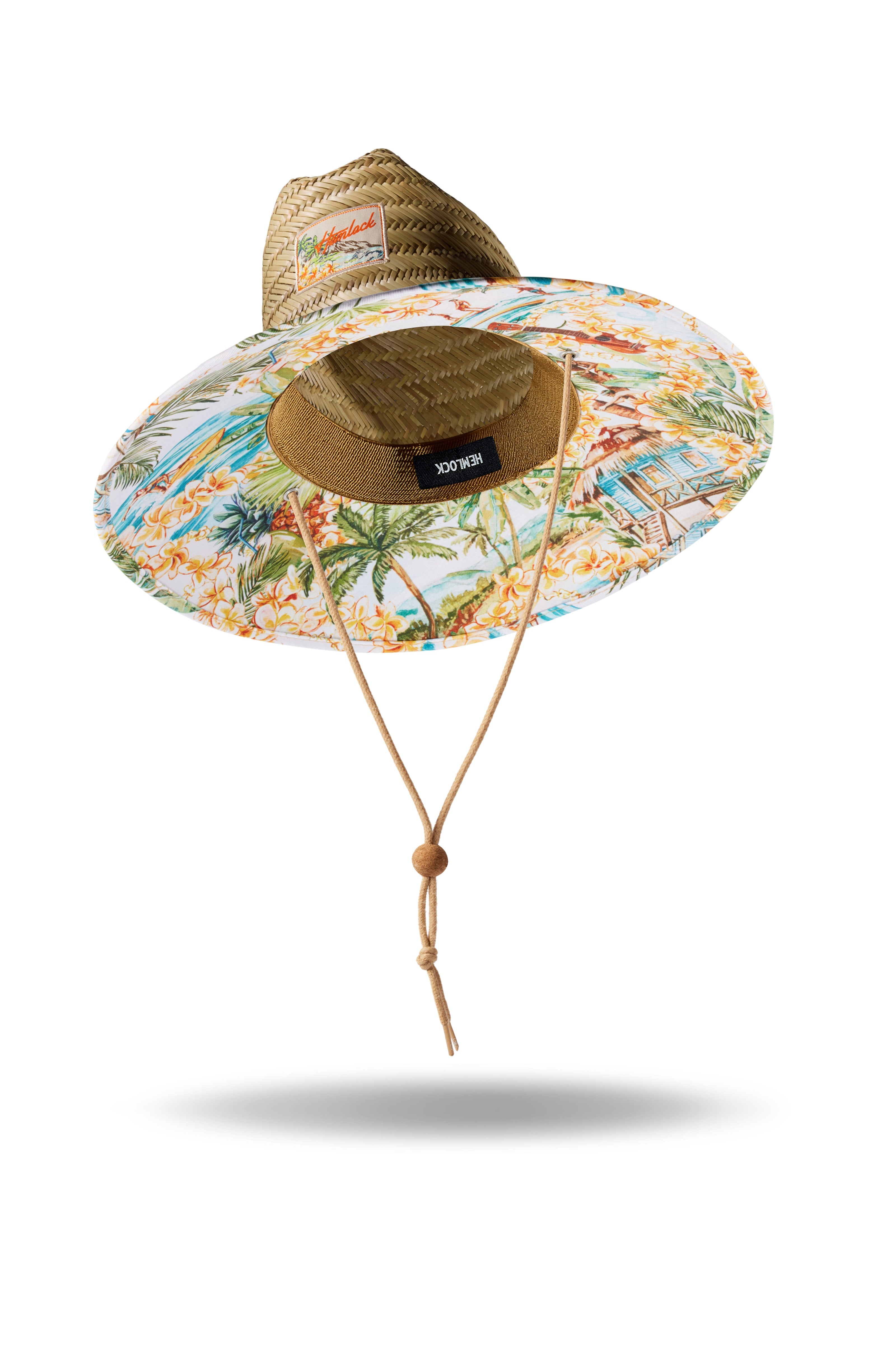 Hemlock UPF 50+ Lifeguard Hat in Aloha Tropics