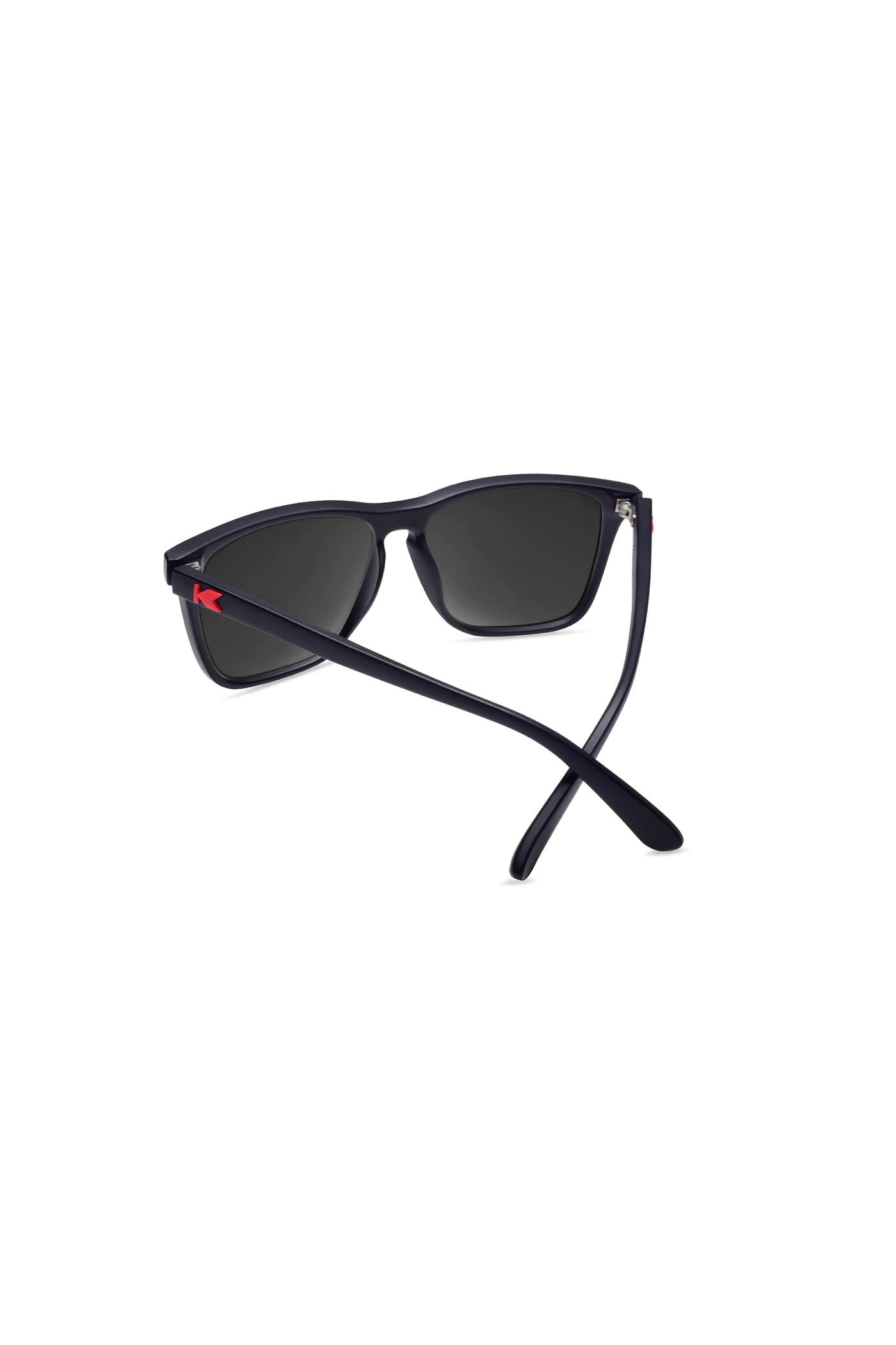 Matte Black / Red Sunset Fast Lanes Sunglasses