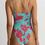 Inferna Floral Scrunched Side One Piece - MTT Collective