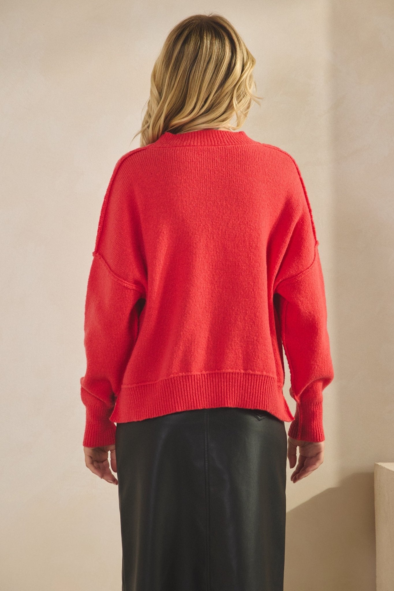 Isla Reverse Stitch Sweater - MTT Collective