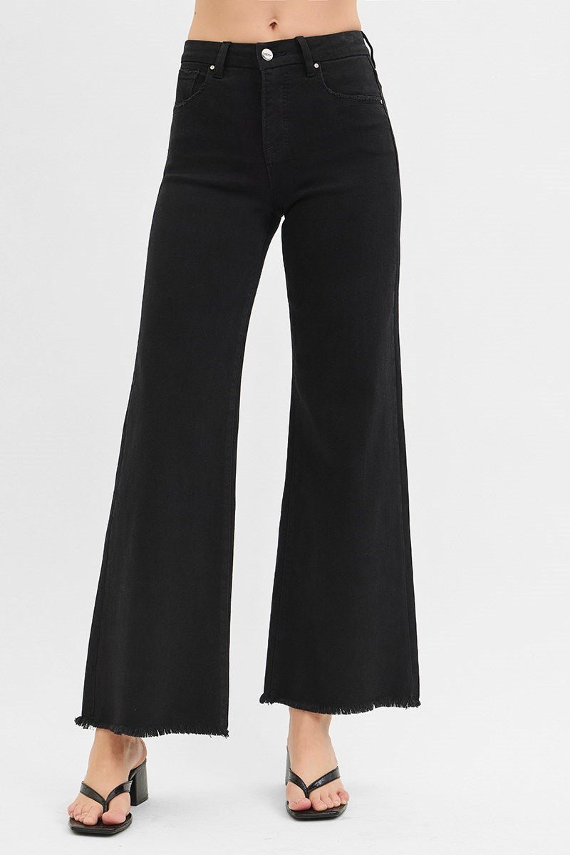 Izzie High Rise Wide Leg Jeans - MTT Collective